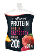 Melkunie Protein peach raspberry yogurt
