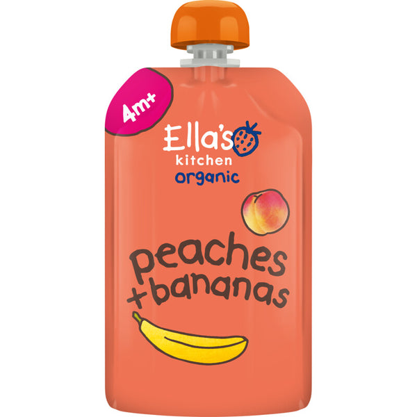 Ella's kitchen Peaches + bananas 4m+