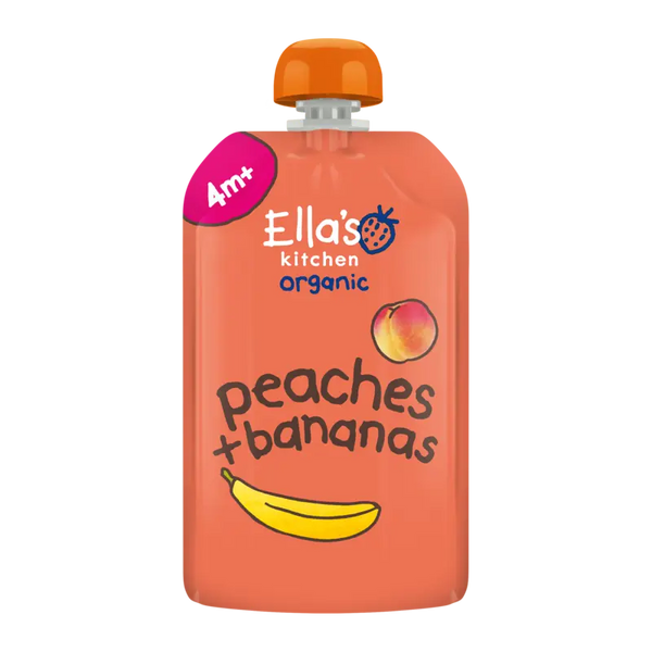 Ella's kitchen Peaches + bananas 4m+