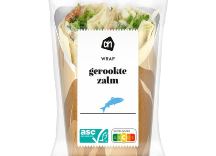 Wrap mit geräuchertem Lachs