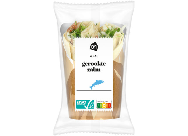 Wrap mit geräuchertem Lachs