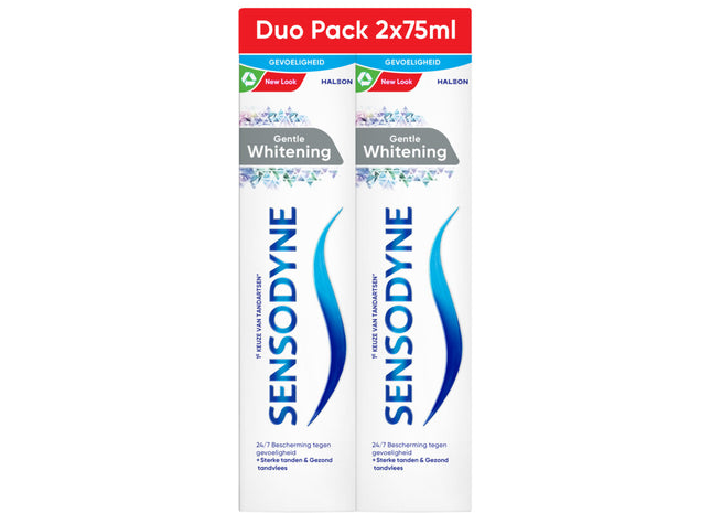 Sensodyne Sanfte Zahnpasta zum Aufhellen, 2er-Pack
