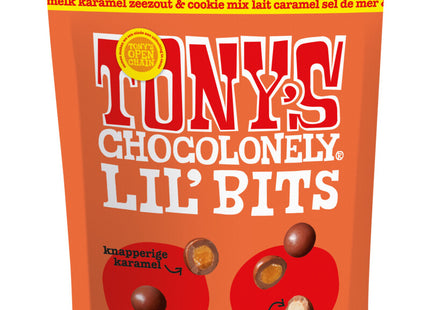 Tony's Chocolonely Lil'bits melk karamel zeezout biscuit
