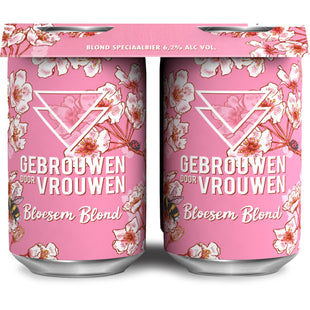 Gebrouwen door vrouw Bloesem blond 4-pack