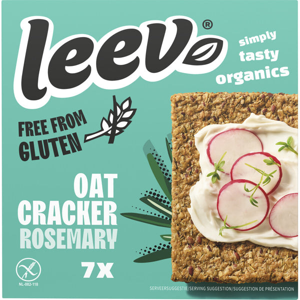 Leev Havercrackers rozemarijn glutenvrij