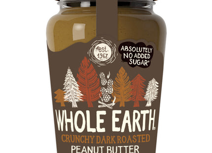 Whole earth Dark roasted crunchy peanut butter