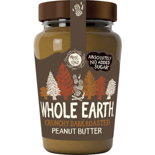 Whole earth Dark roasted crunchy peanut butter
