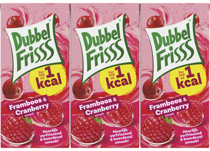 DubbelFrisss 1kcal framboos & cranberry 6-pack