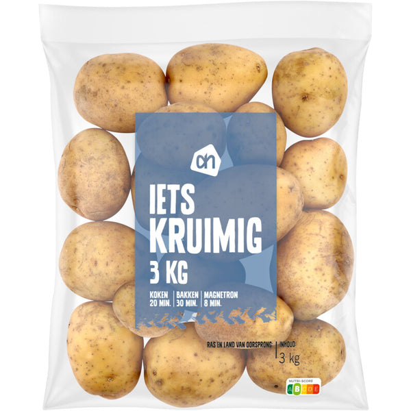 Iets kruimige aardappelen