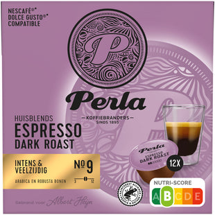 Perla Huisblends Dolce Gusto Espresso dunkel geröstet