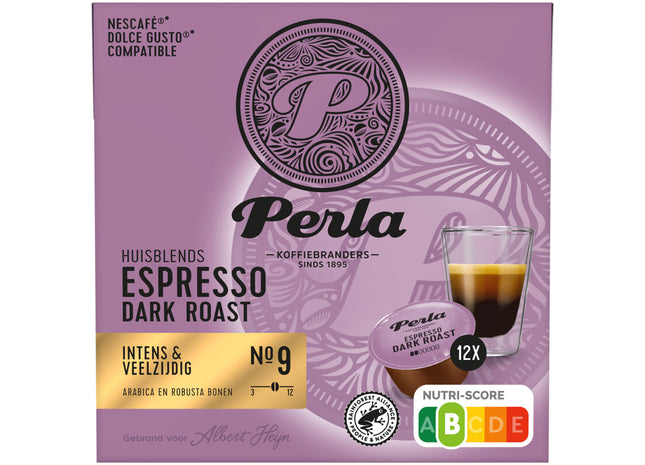 Perla Huisblends Dolce Gusto Espresso dunkel geröstet