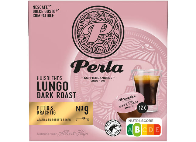 Perla Huisblends Dolce Gusto Lungo dunkle Röstkapseln