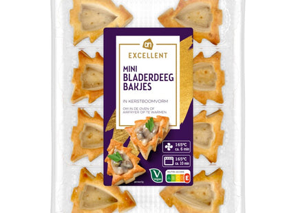 Excellent Mini bladerdeegbakjes kerstboomvorm