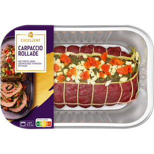 Excellent Carpaccio rollade met pesto