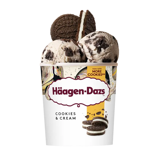 Häagen-Dazs Cookies & Cream Becher