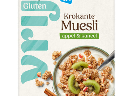Glutenvrij Krokante muesli appel kaneel
