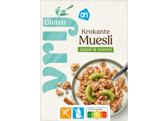 Glutenvrij Krokante muesli appel kaneel