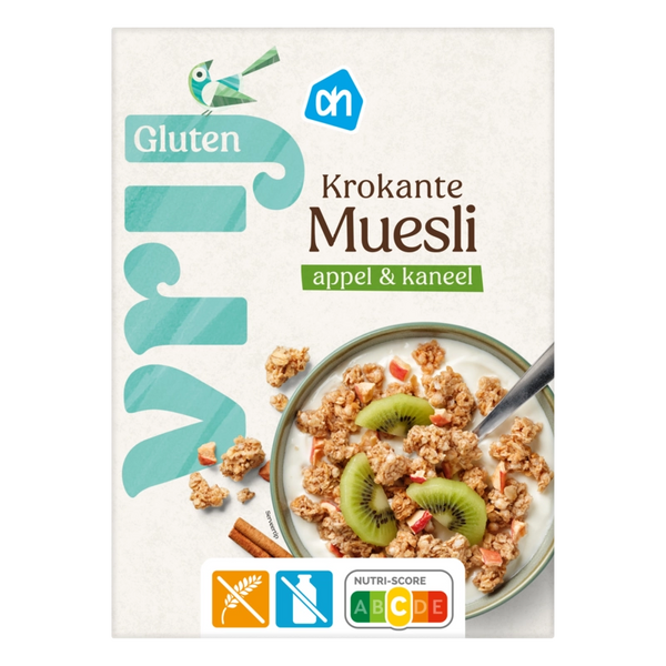 Glutenvrij Krokante muesli appel kaneel