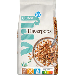 Glutenvrij Vezelrijke haverpops