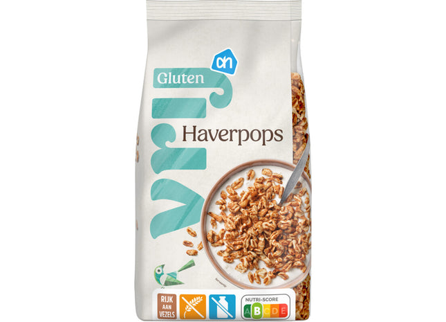 Glutenvrij Vezelrijke haverpops