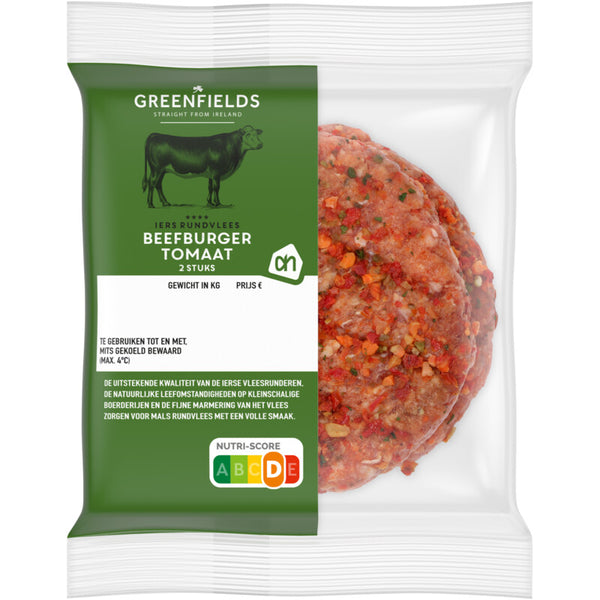 Greenfields Beef Patty with Tomato
