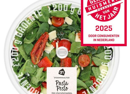 Stoommaaltijd pasta pesto