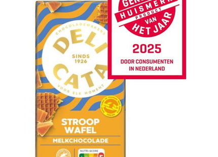 Delicata Reep melkchocolade stroopwafel