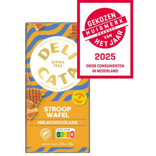 Delicata Reep melkchocolade stroopwafel