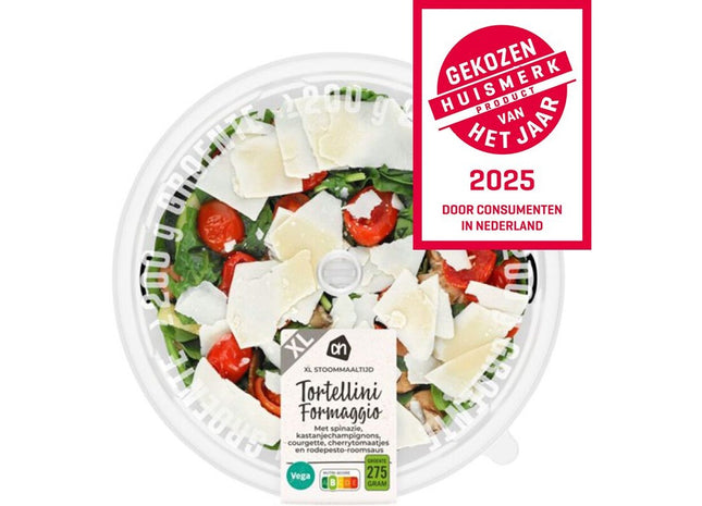 Stoommaaltijd tortellini formaggio XL