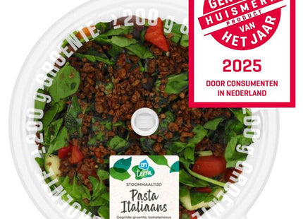 Stoommaaltijd pasta Italiaans