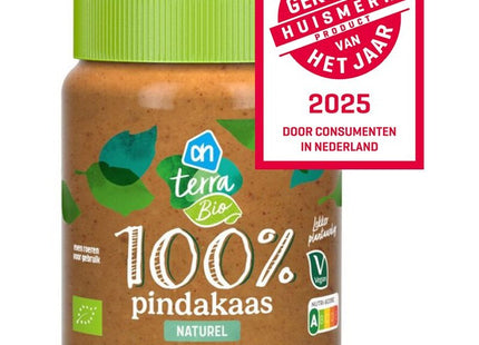 Terra Plantaardig biologisch 100% pindakaas