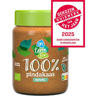 Terra Plantaardig biologisch 100% pindakaas