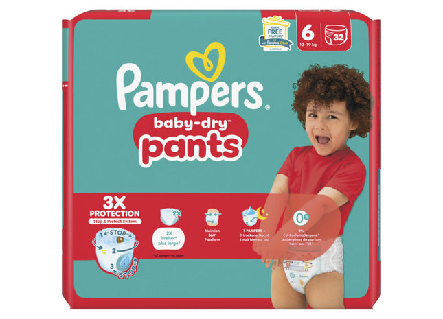 Pampers Baby-dry pants maat 6