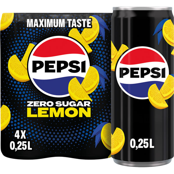 Pepsi Zero Sugar Lemon 4er-Pack