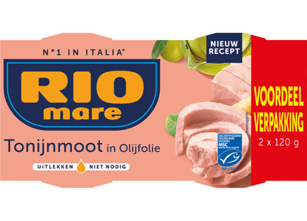 Rio Mare Tonijnmoot in olijfolie 2-pack