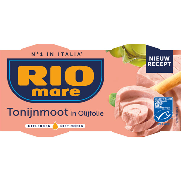 Rio Mare Tonijnmoot in olijfolie 2-pack