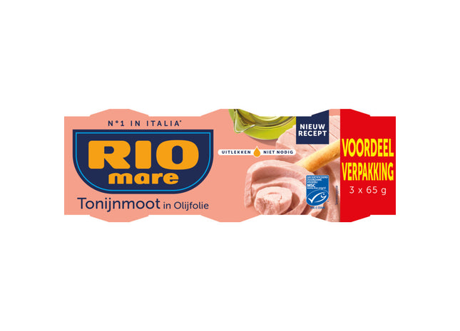 Rio Mare Tonijnmoot in olijfolie 3-pack