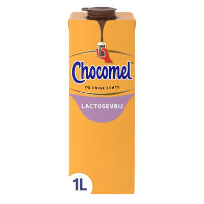 Lactose-free chocolate milk and drinking yogurt