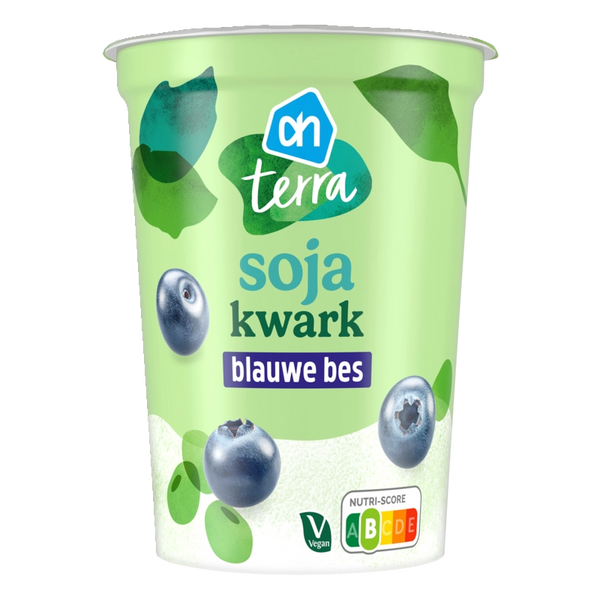 Terra Plantaardig soja kwark blauwe bes