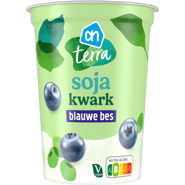 Terra Plantaardig soja kwark blauwe bes