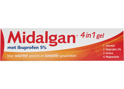 Midalgan 4in1 gel met ibuprofen 5%