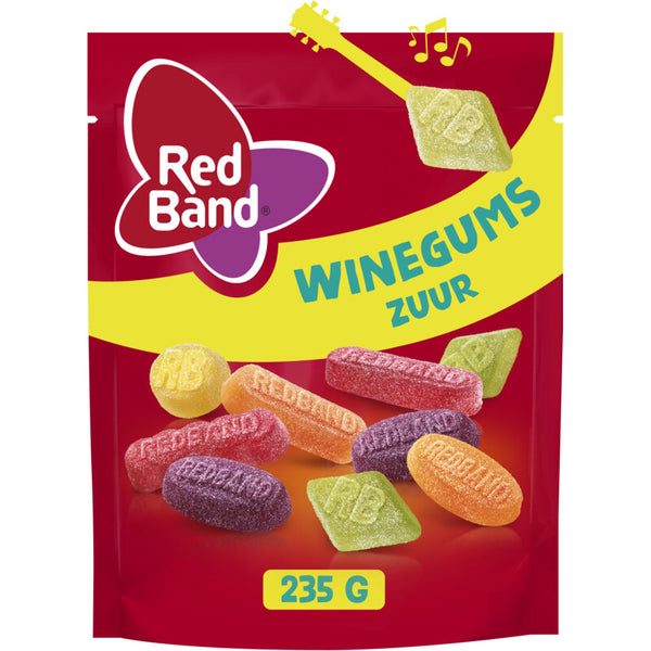 Red Band Winegums zuur
