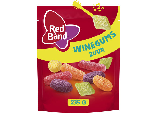 Red Band Winegums zuur