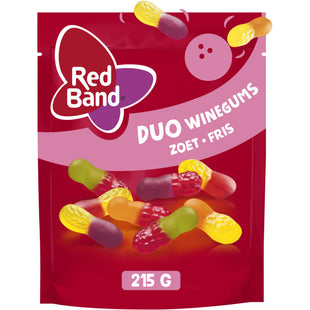 Red Band Duo winegums zoet fris