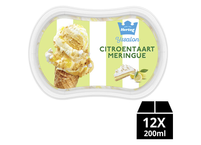 Hertog Ijssalon mini citroentaart meringue