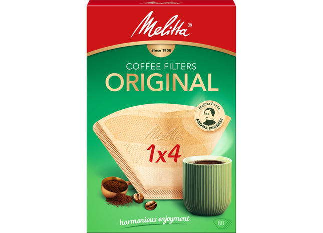 Melitta Original koffiefilters 1x4 bruin