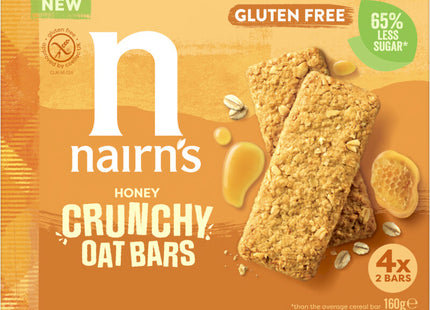 Nairn's Honey crunchy oat bars glutenvrij