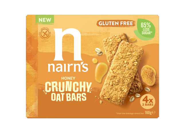 Nairn's Honey crunchy oat bars glutenvrij