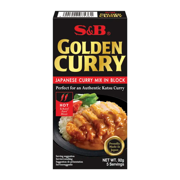 S&B Goldene Curry Japanische Mischung scharf