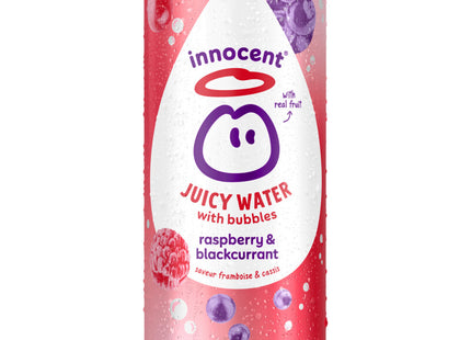 innocent Juicy water with bubbles raspberry